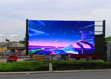 P10 Tam Renkli Açık LED Reklam Ekranları 6000nits Parlaklık LED Ekran Kartı Tedarikçi