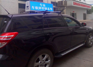 Kablosuz Programlanabilir LED Taksi Işareti 5mm Piksel Pitch Su geçirmez LED Taksi Üst Ekran Tedarikçi