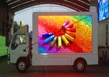 Açıkhava Reklamcılığı P6 LED Kamyon Ekran Yüksek Çözünürlüklü 6000nits Parlaklık Tedarikçi