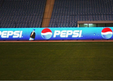 Anti-UV Ray Stadyumu LED Panel, Futbol LED Çevre Reklam Panoları P10 Tedarikçi