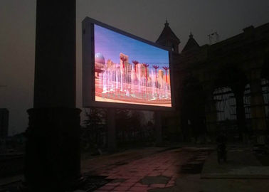 Büyük Dış Mekan LED Ekran, Özelleştirilmiş Reklam Ekranı Ekranı 50 / 60Hz Tedarikçi