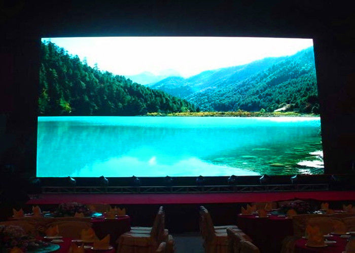 Çin P3 kapalı HD tam renkli led ekran, kinglight SMD2121 siyah led nokta led ekran Fabrika
