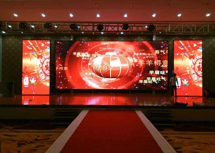 Çin Eğimli Led Ekran Video Duvar Kiralama, LED Sahne Arka Plan Perde P3.91 Tam Renkli Fabrika