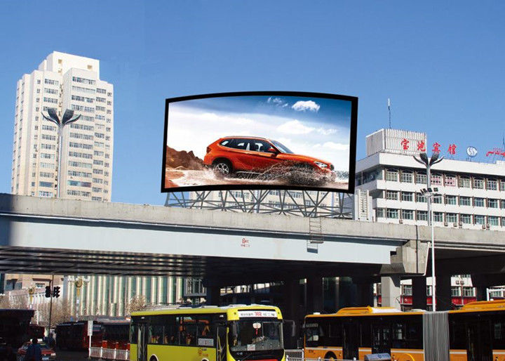 Çin Arıza Göstergesi Işıkları ile Dijital RGB P8 Açık Sabit LED Ekran Billboard Fabrika