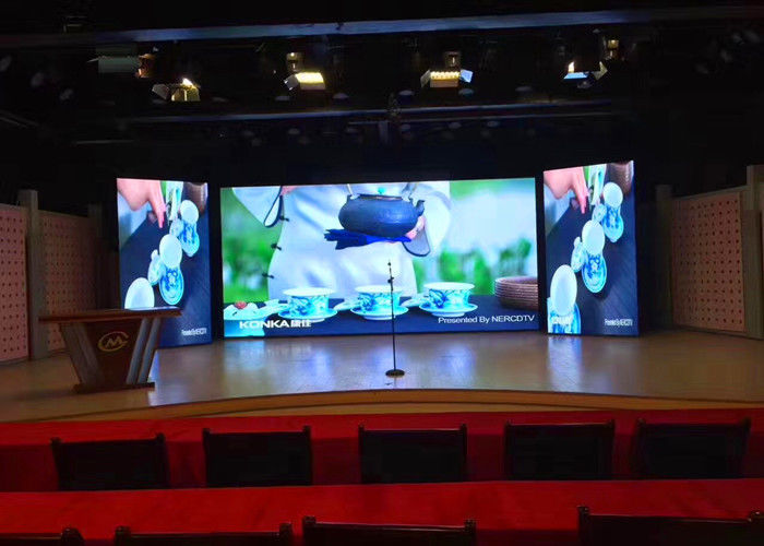 Çin Video Duvar Konseri Sahne Kapalı Kiralama LED Ekran P3.91 16 Bit Gri Ölçeği Fabrika