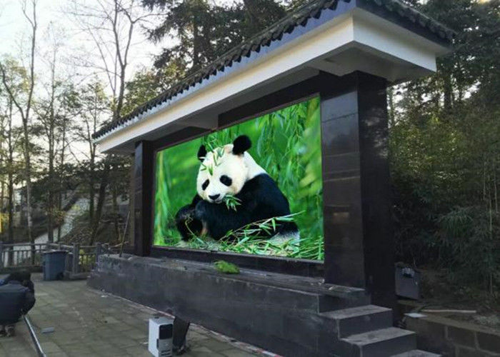 Çin Yüksek Çözünürlüklü Açık LED Video Duvar, LED Açıkhava Reklamcılığı Ekranları Kurulu Fabrika