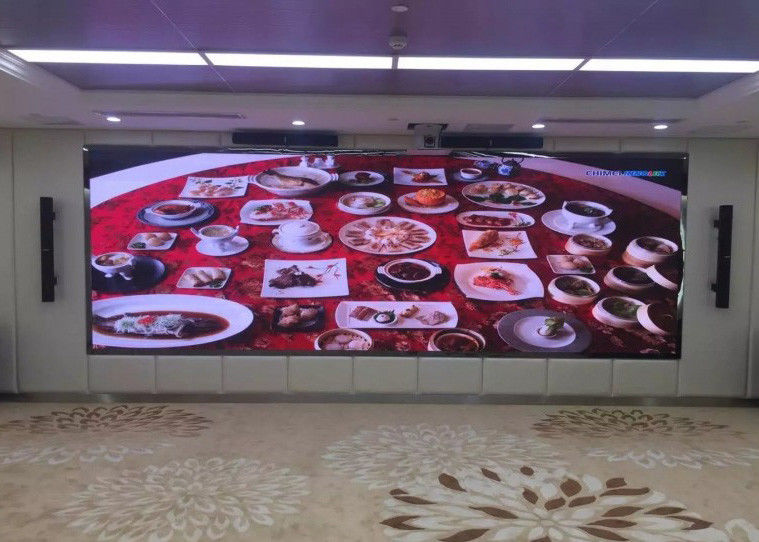 Çin Küçük Mesafe LEDVideo Duvar Panelleri Otel Lobisinde P2.5 HD 1/32 Tarama Sürücüsü Fabrika