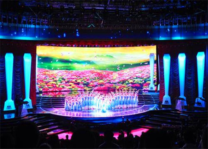 Çin Mobil Taşınabilir LED Zemin Ekran Kiralama, P4 Kapalı LED Ekran Kartı Tam Renkli Fabrika