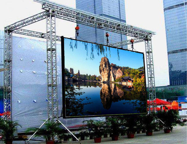 Çin Epistar Chip Açık Kiralama LED Ekran 5.95mm Piksel Aralığı SMD1921 100000 Saat Ömrü Fabrika